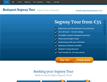 Tablet Screenshot of budapestsegwaytour.com